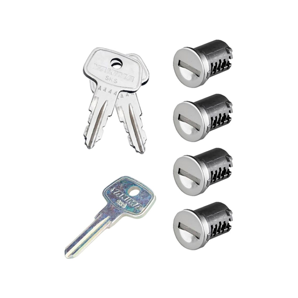 JUEGO DE CHAPAS YAKIMA SKS LOCK 4-PACK 